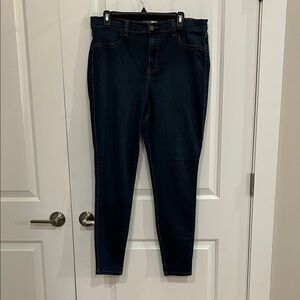 Fashion Nova Dark Blue Skinny Jeans